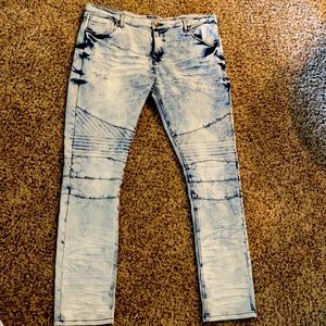 Mens black jeans size 38/32